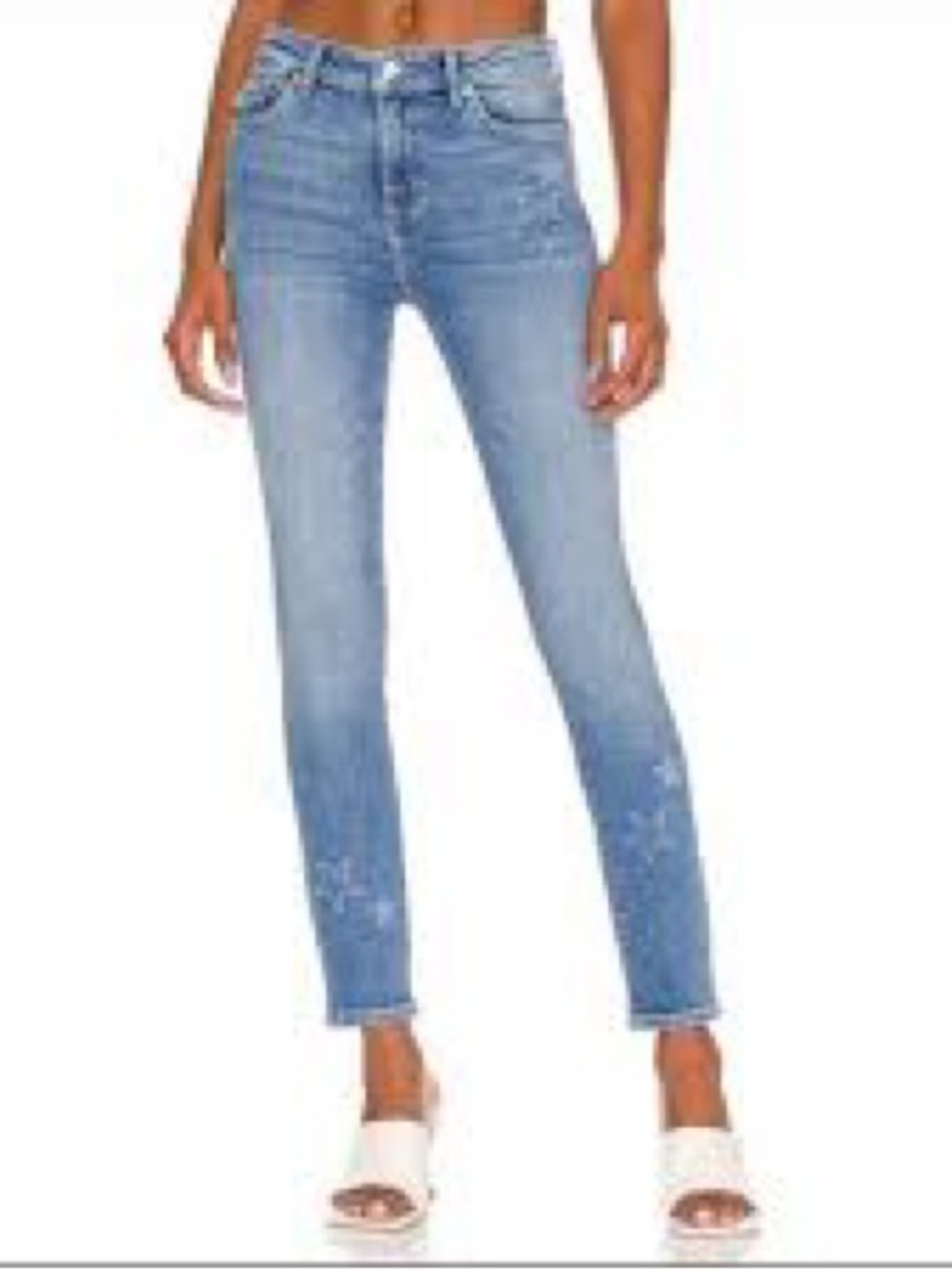 Lovers and Friends Ricky Low-Rise Walk of Fame Skinny Jeans Size 30 stars